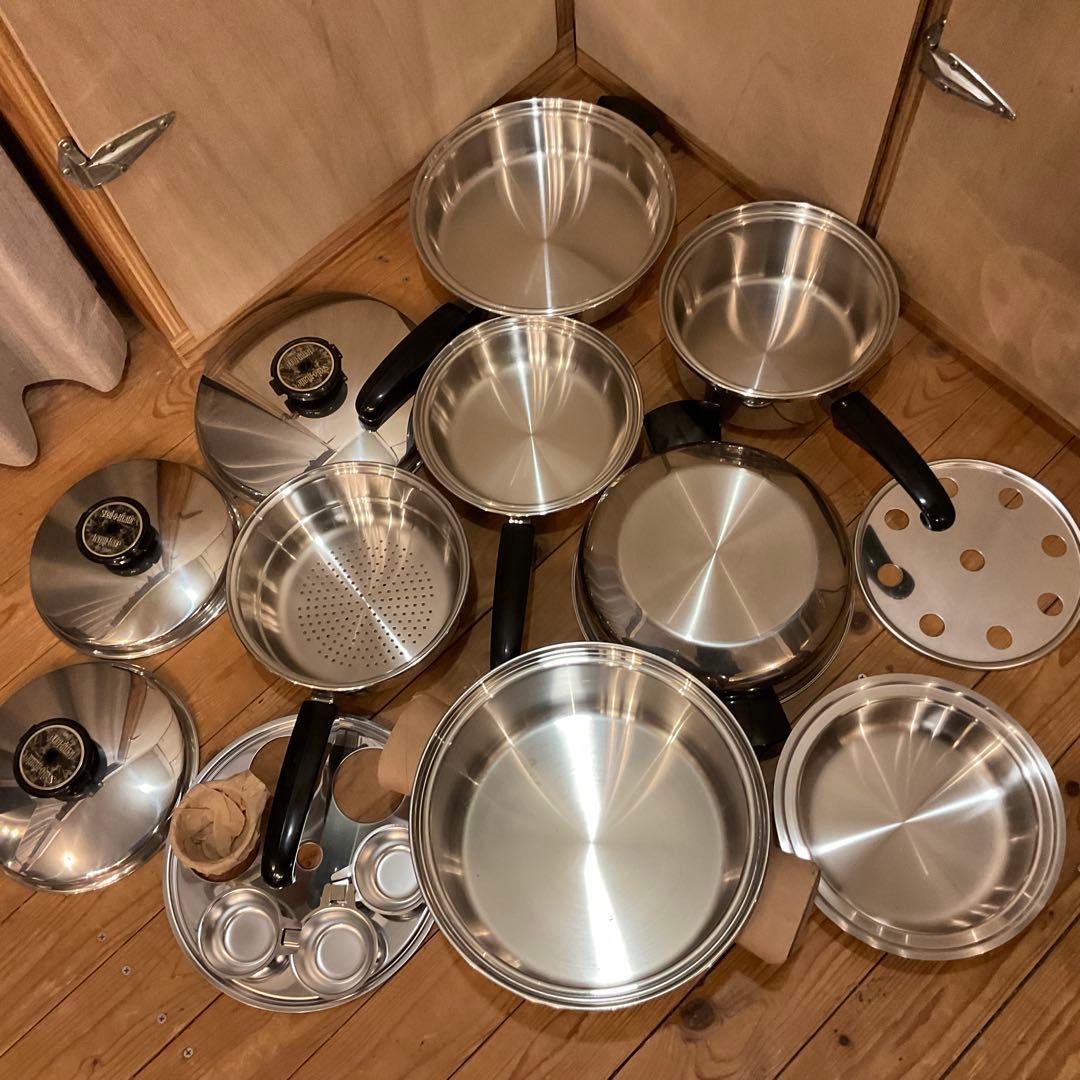 新品！高級 鍋 フライパン シール オ マティック USA ステンレス 無水鍋