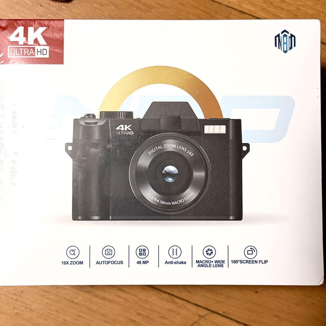 デジカメ4K超HD 4800万画素広角レンズ