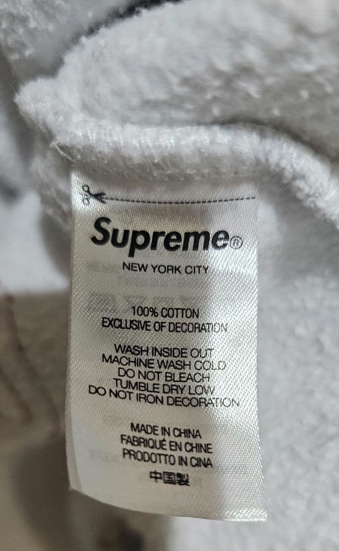 【レミントン専用】シュプリーム 21AW スウェットプルオーバーパーカー刺繍