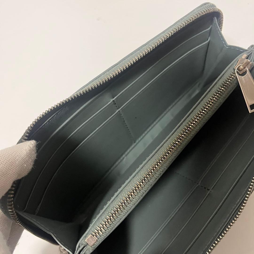BOTTEGAVENETA マキシイントレチャート　長財布　ラウンドジップ