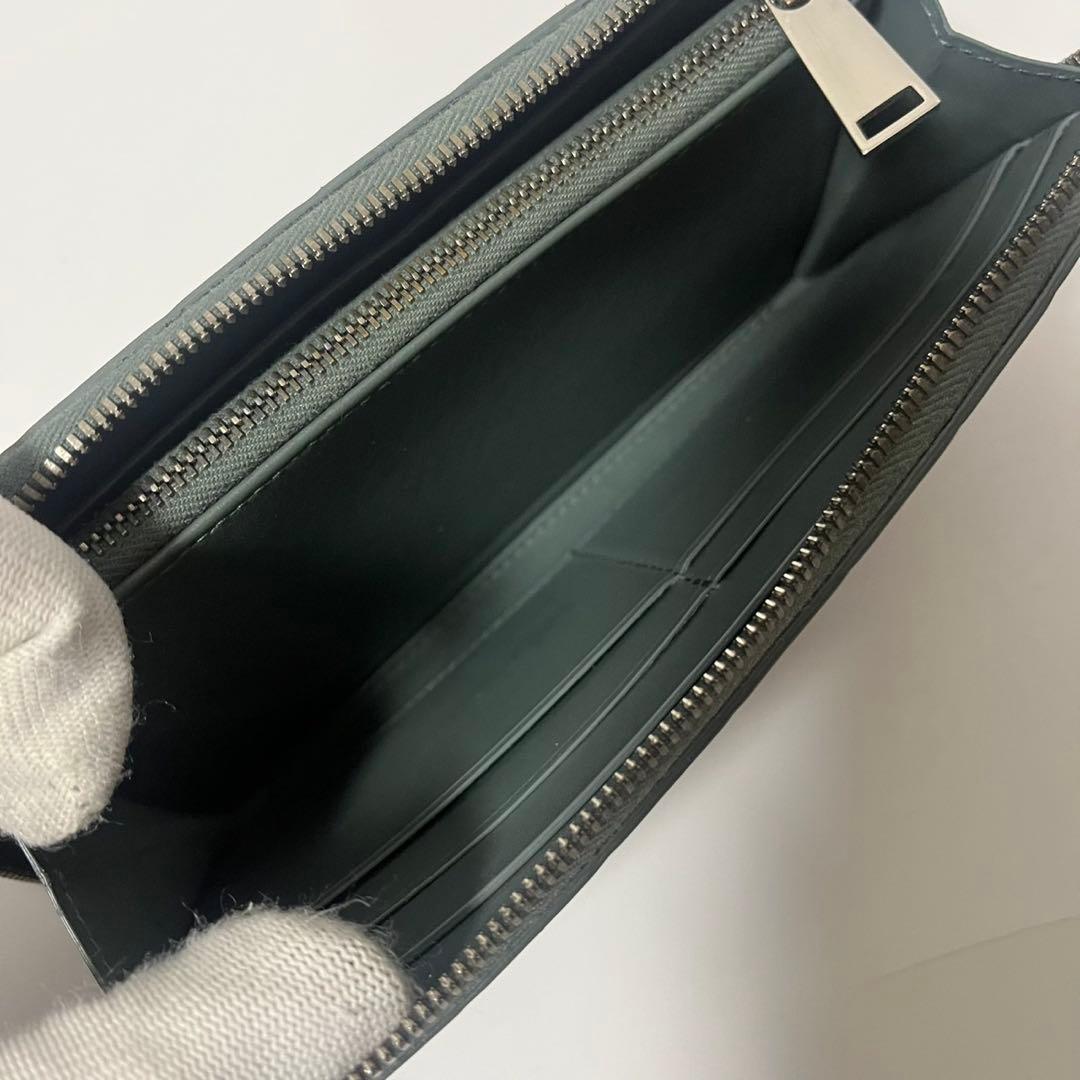 BOTTEGAVENETA マキシイントレチャート　長財布　ラウンドジップ