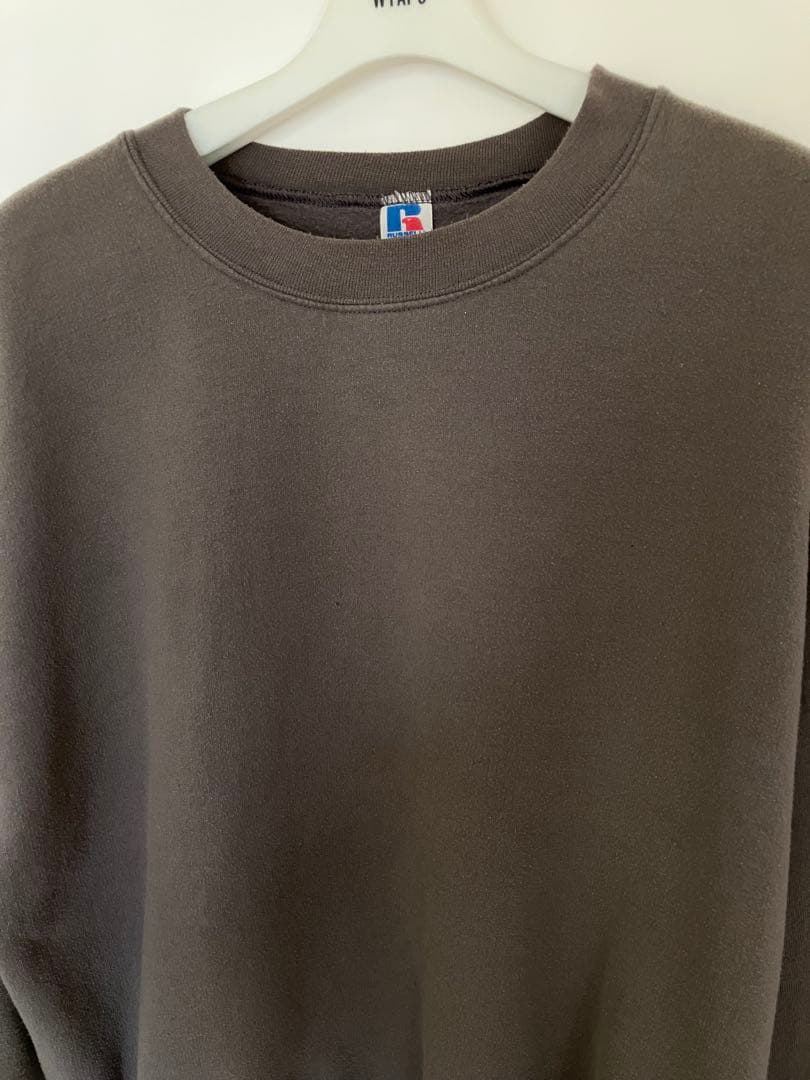 希少 80s USA製 Russelラッセル スウェット チャコールグレー XL