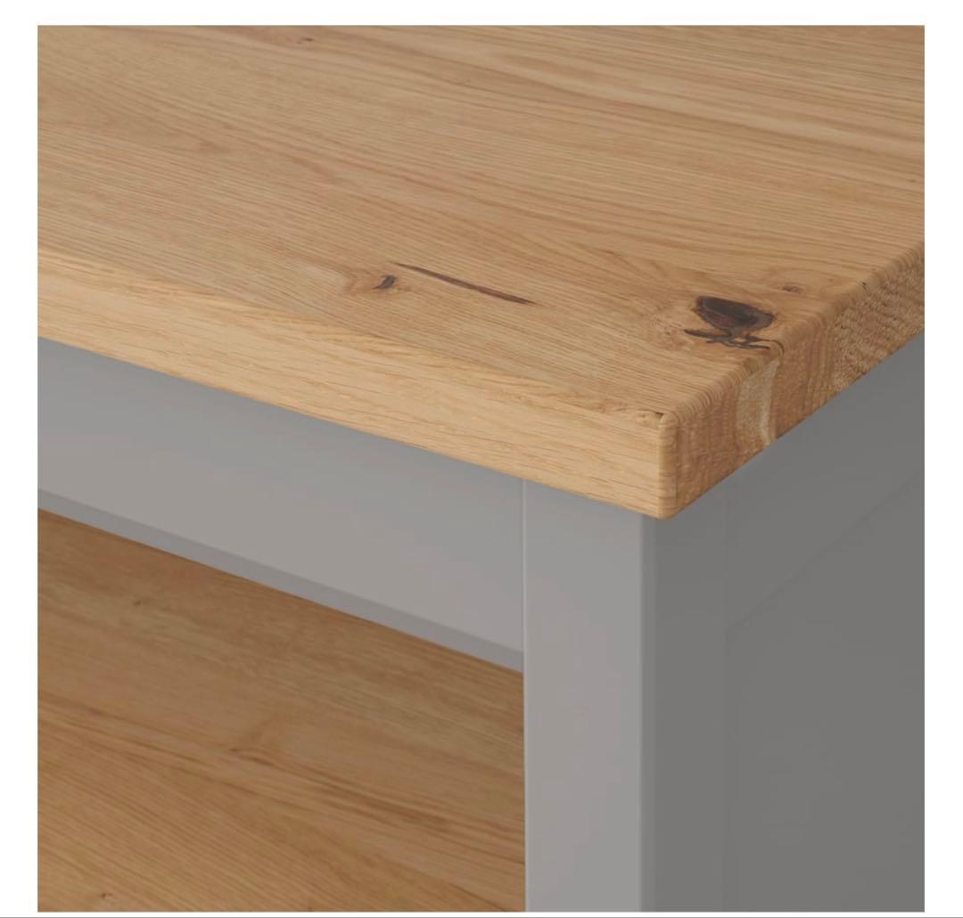 IKEA ／キッチンカウンター／TORNVIKEN ／グレー