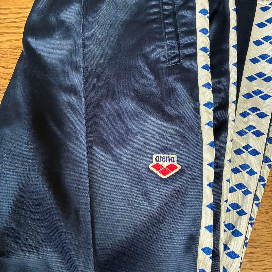 アリーナ arena ネイビー ジャージ上下セット メンズ スポーツウェア 紺