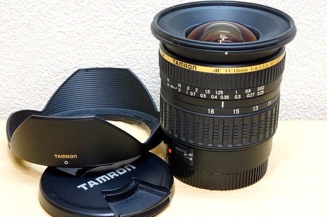 広角レンズ TAMRON SP 11-18mm F4.5-5.6 Di II