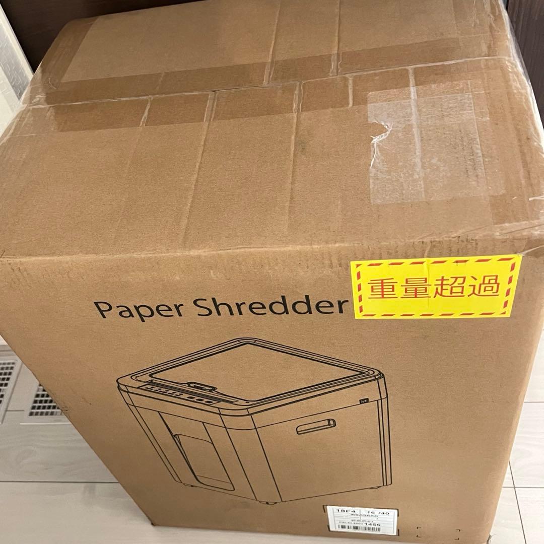 オートフィードシュレッダー 電動 業務用　50L大容量　400枚　マイクロカット