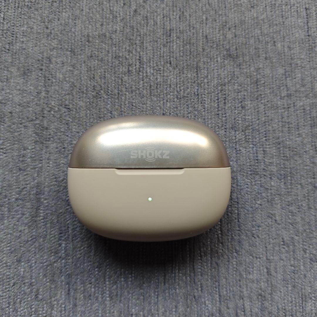 【最終値下げ】Shokz OpenDots ONE 充電ケース　グレー シルバー