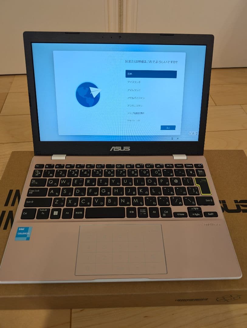 ASUSノート11.6型/Win11/CeleronN4500/128G/4G