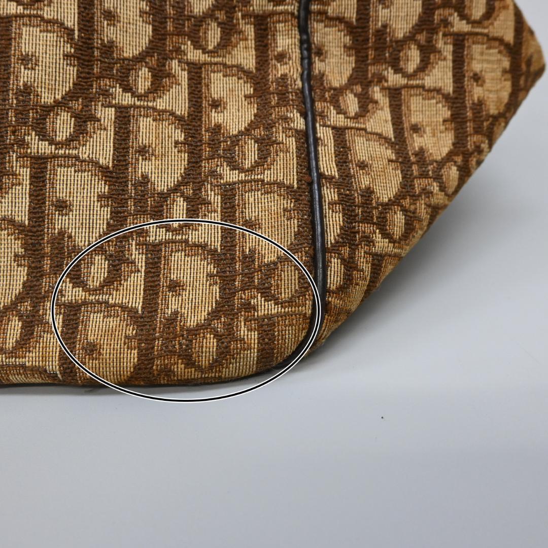 47955★年 クリスチャンディオール ボストンバッグ トロッター柄