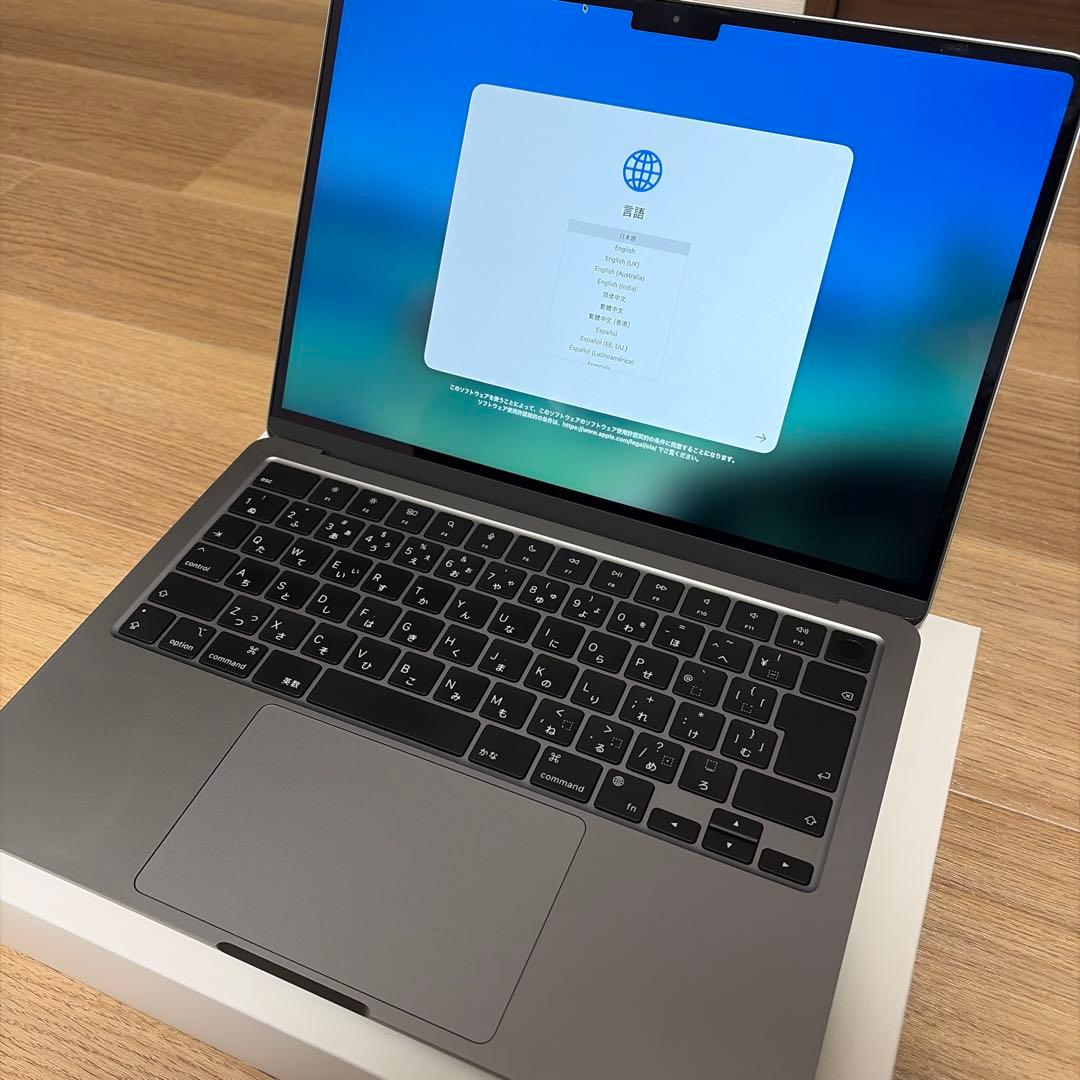 【美品】MacBook Air M3 24GB 512GB スペースグレイ