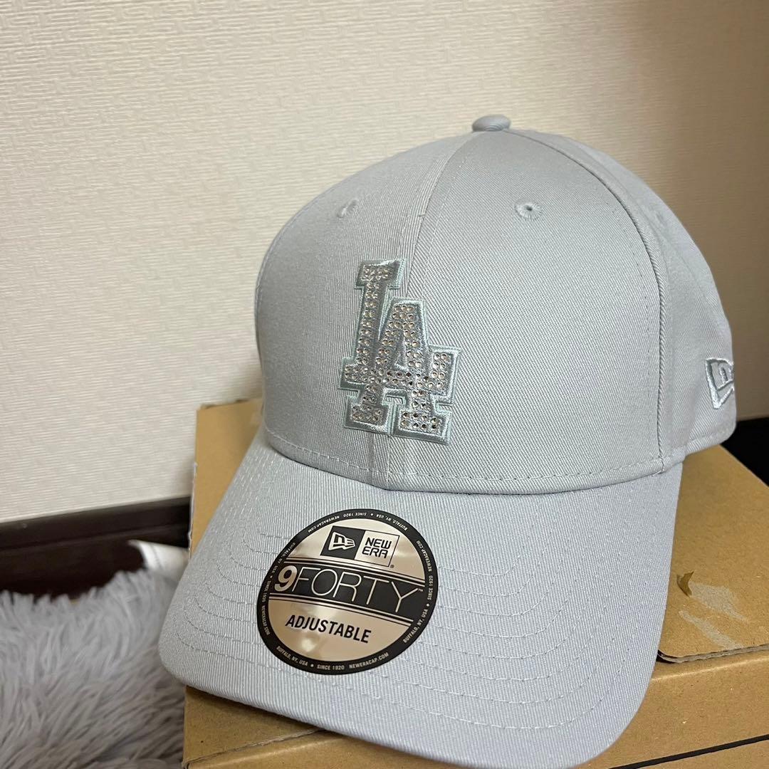ニューエラ LA 9FORTY ライトストーン キャップ スノーグレー 帽子
