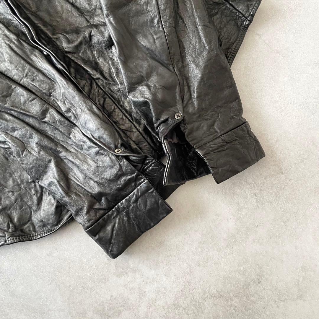 2005AW C DIEM カルペディエム ウォッシャブルレザーシャツ 2