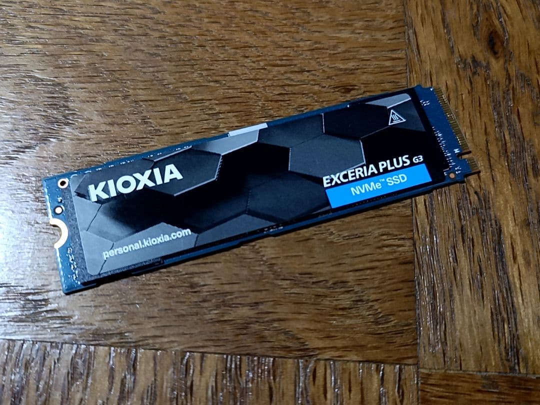 キオクシアSSD2TB NVMe EXCERIA PLUS G3 KIOXIA②