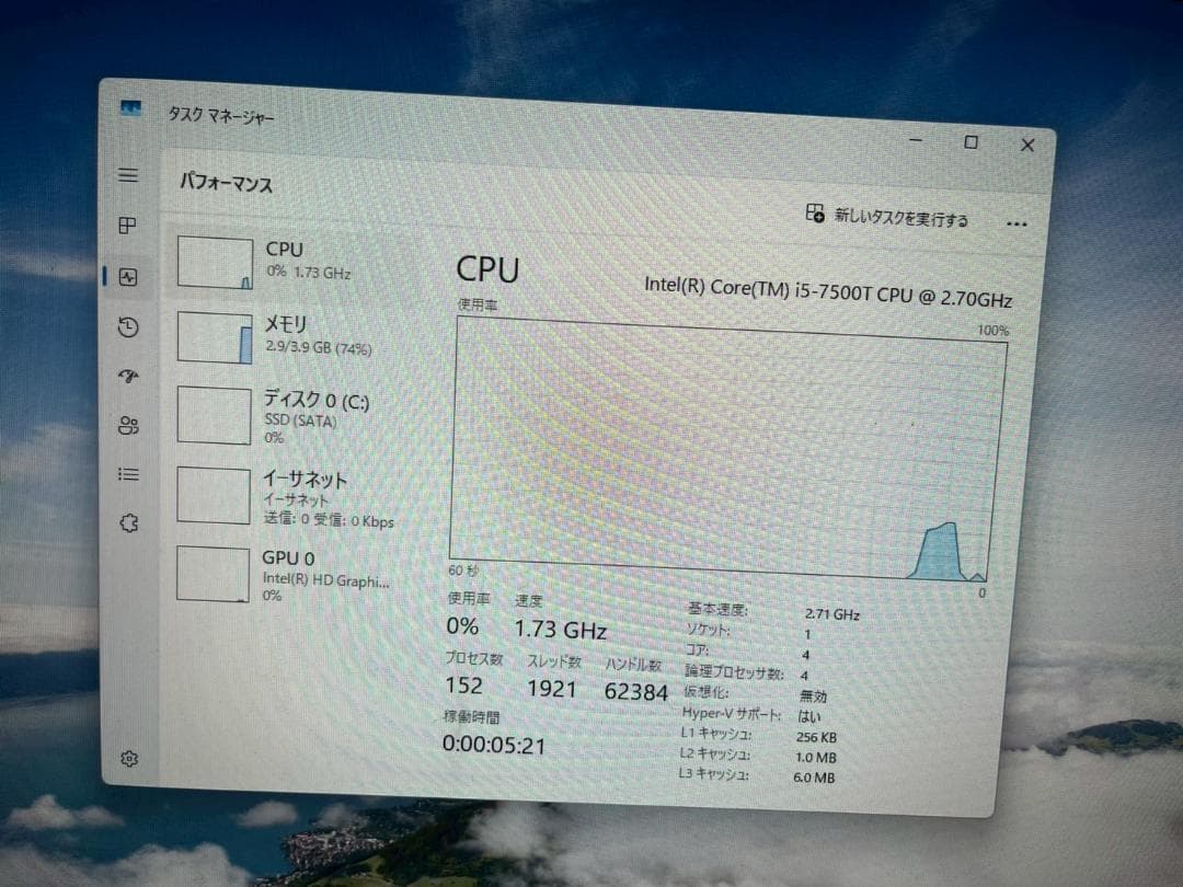 ★期間限定特価★HP Prodesk 400 G3 DM 高速即納新品SSD