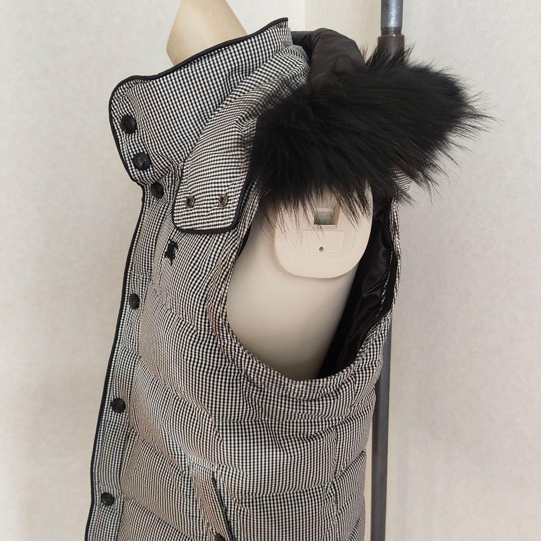 バーバリーブラックレーベル　ダウンジャケット/ベスト　フード着脱可 M