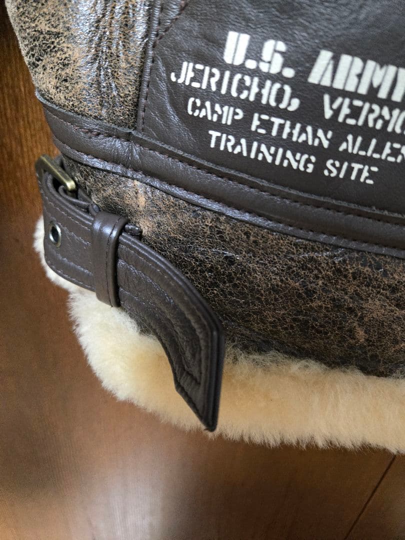 19AW 定価16万 AVIREX B-3 AMC ムートン 羊革