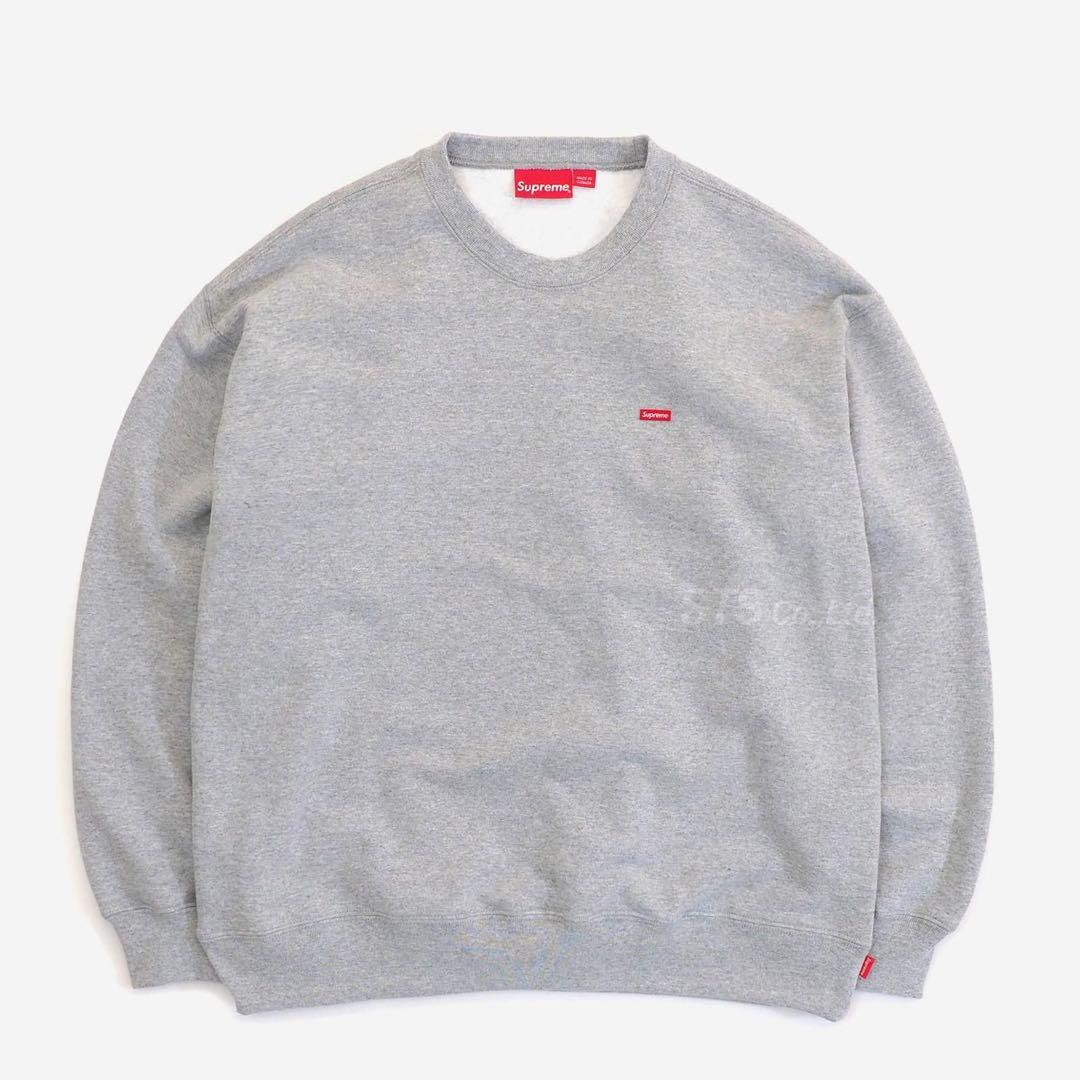 25FW Supreme Small Box Crewneck ヘザー L 美品