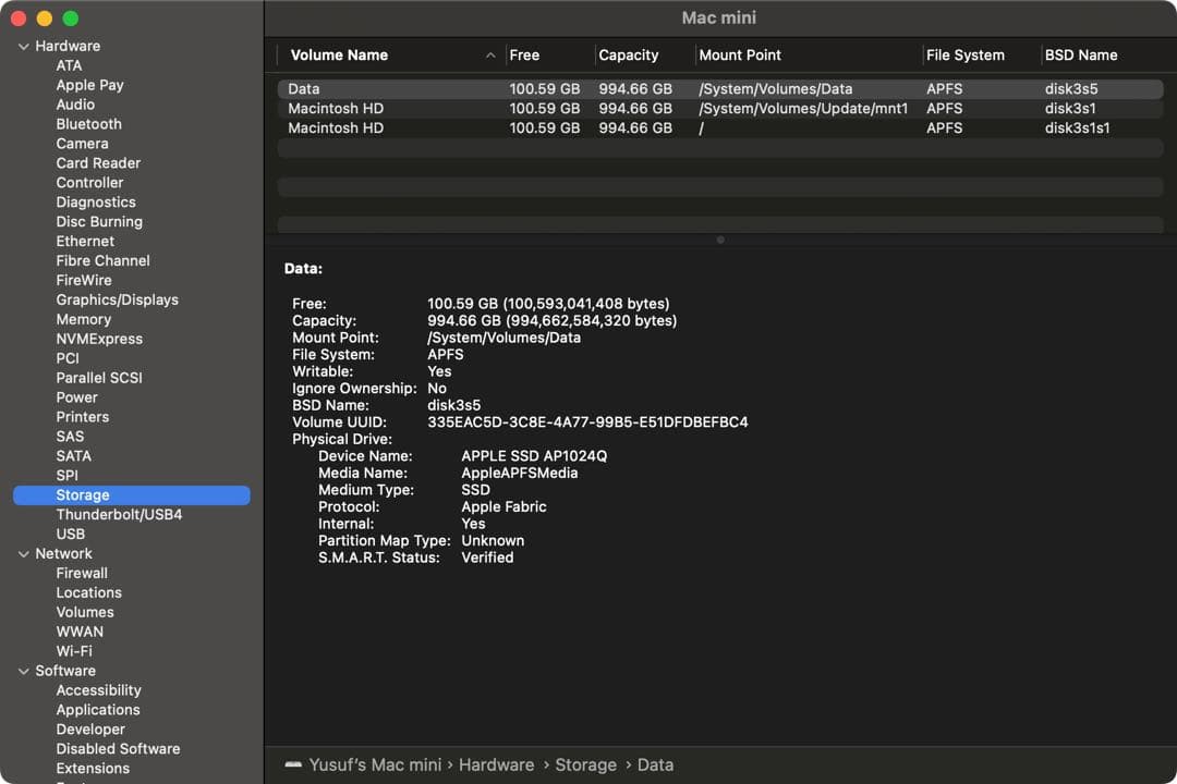 Macデスクトップ Mac mini M1 16GB 1TB