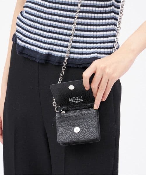 Maison Margiela / マルジェラ チェーンウォレットミニ ブラック