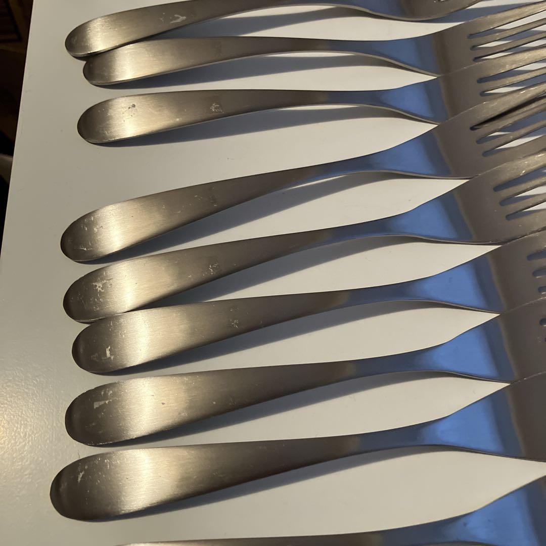 燕45 ナイフ5 フォーク大・スプーン小・フォーク小・レスト各10