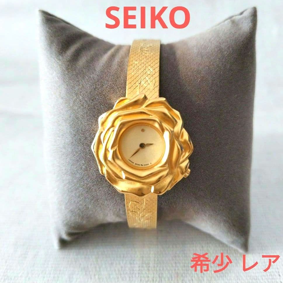 希少 SEIKO セイコー ハプスブルグ家 王女の時計 薔薇モチーフ 腕時計
