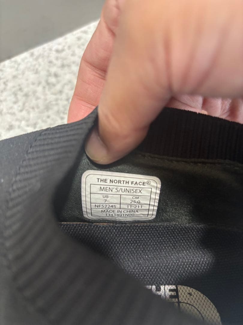 THE NORTH FACE ブラックスリッポンNF52245 ベロシティニット