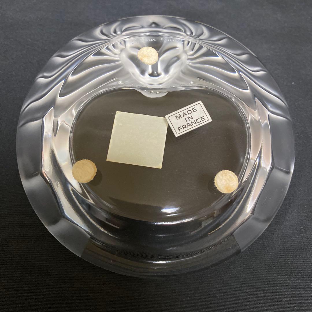 Lalique Crystal ラリック　ライオン　ヘッド　灰皿　未使用　美品