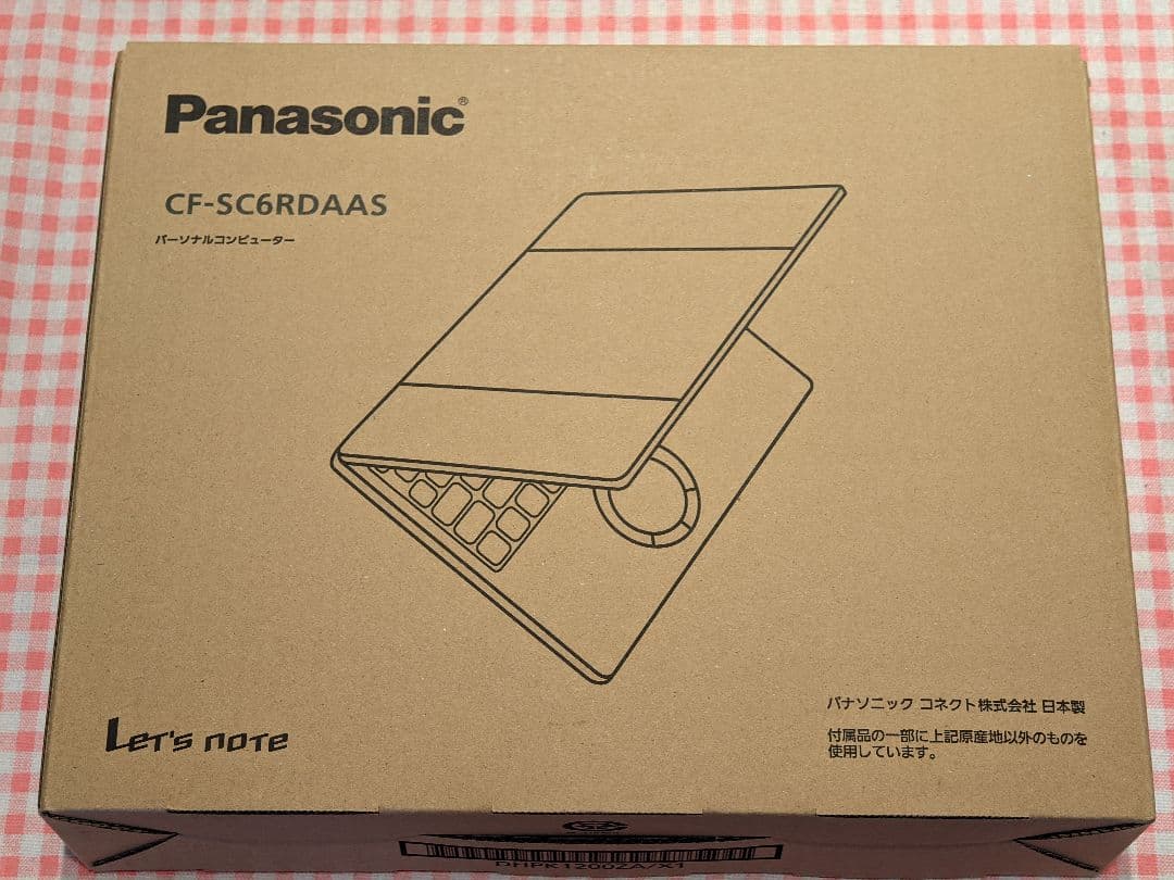 新品 最新機種 Panasonic Let’s Note CF-SC6