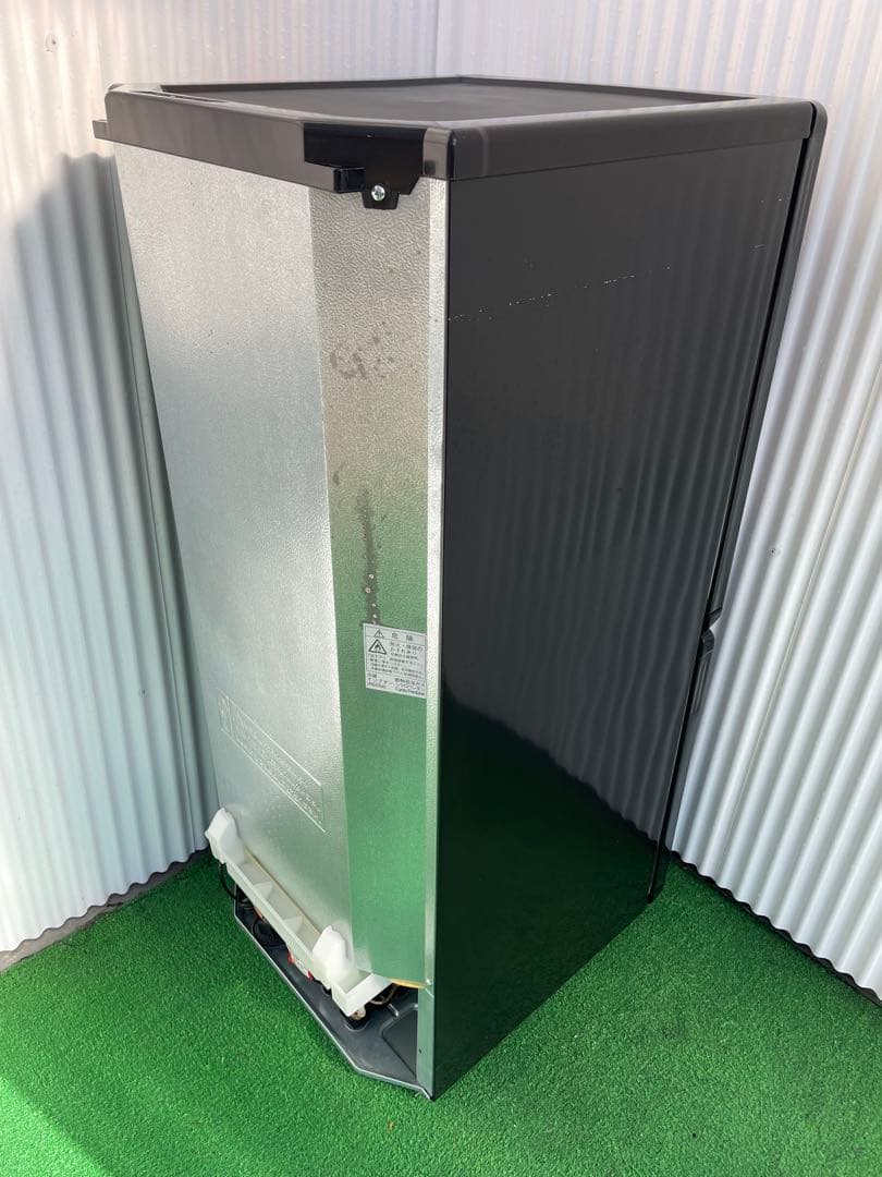 953 ユーイング おしゃれブラック2ドア冷蔵庫 右開き 一人暮らし 単身