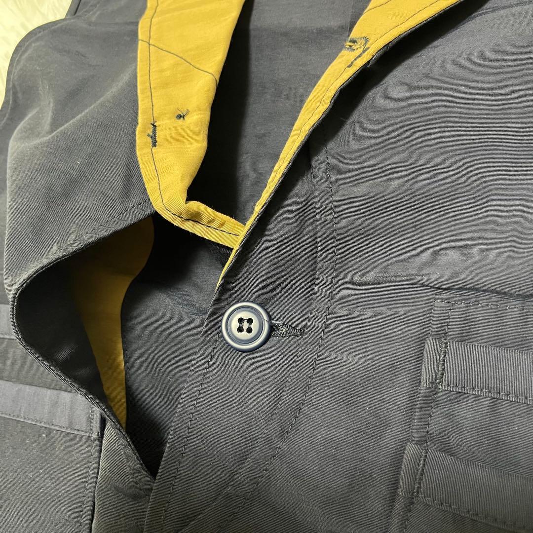 【SASSAFRAS】美品　ササフラス　メンズ　ベスト　重ね着　着回し　上質　M