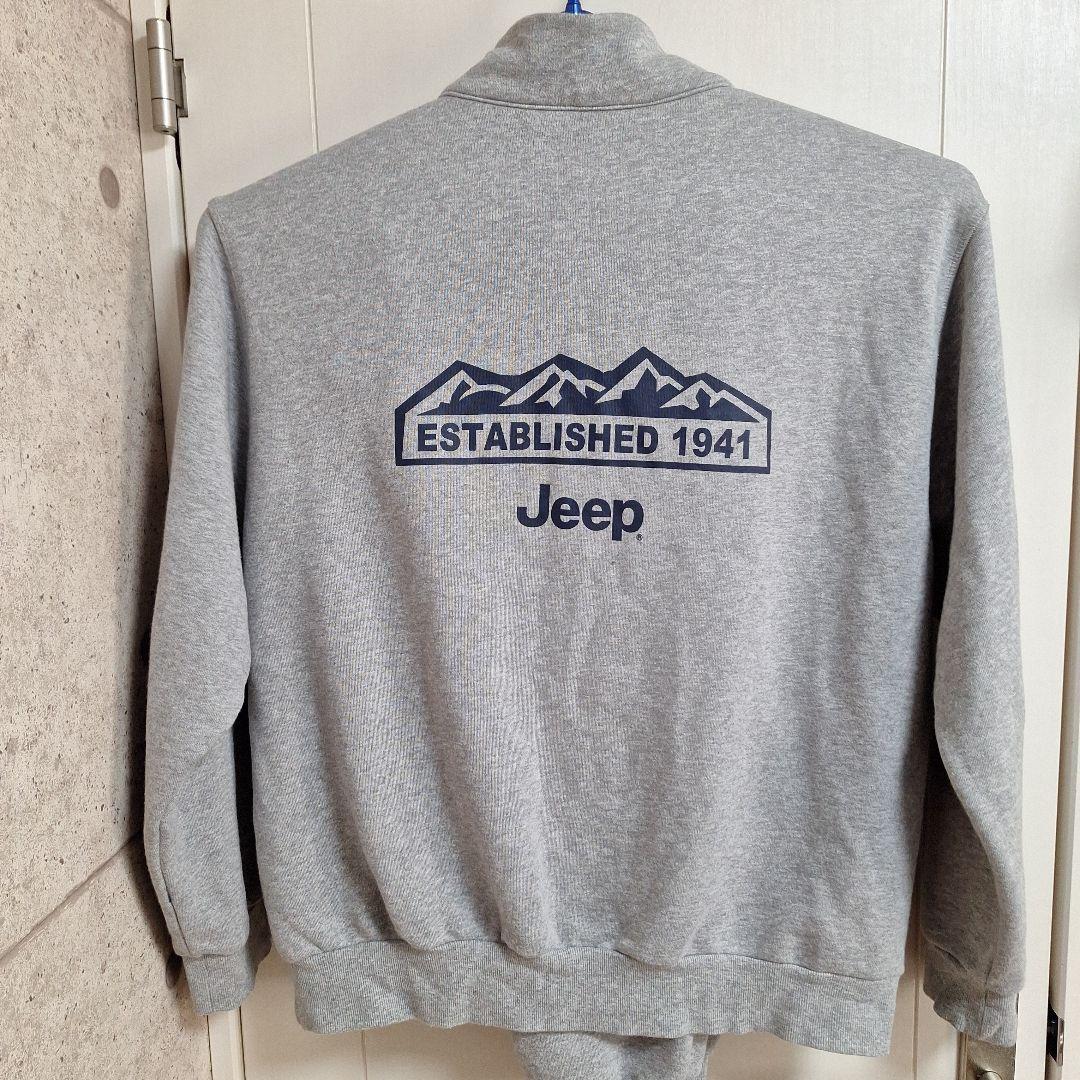 JEEP　XL　スウェット　セットアップ　ハーフジップ　ジープ　アメ車