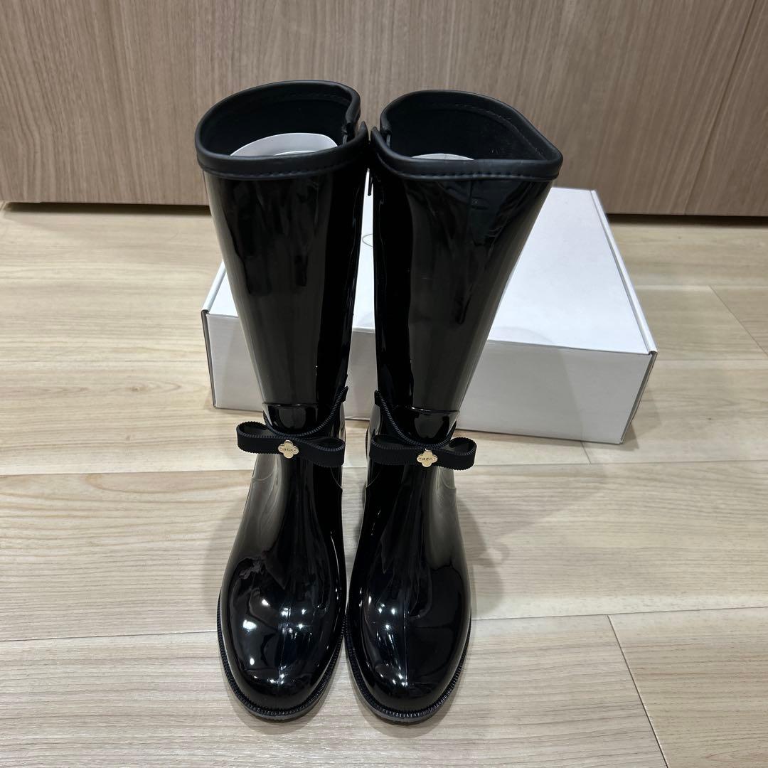 【新品未使用】TOCCA レインブーツ　レディース長靴36サイズ