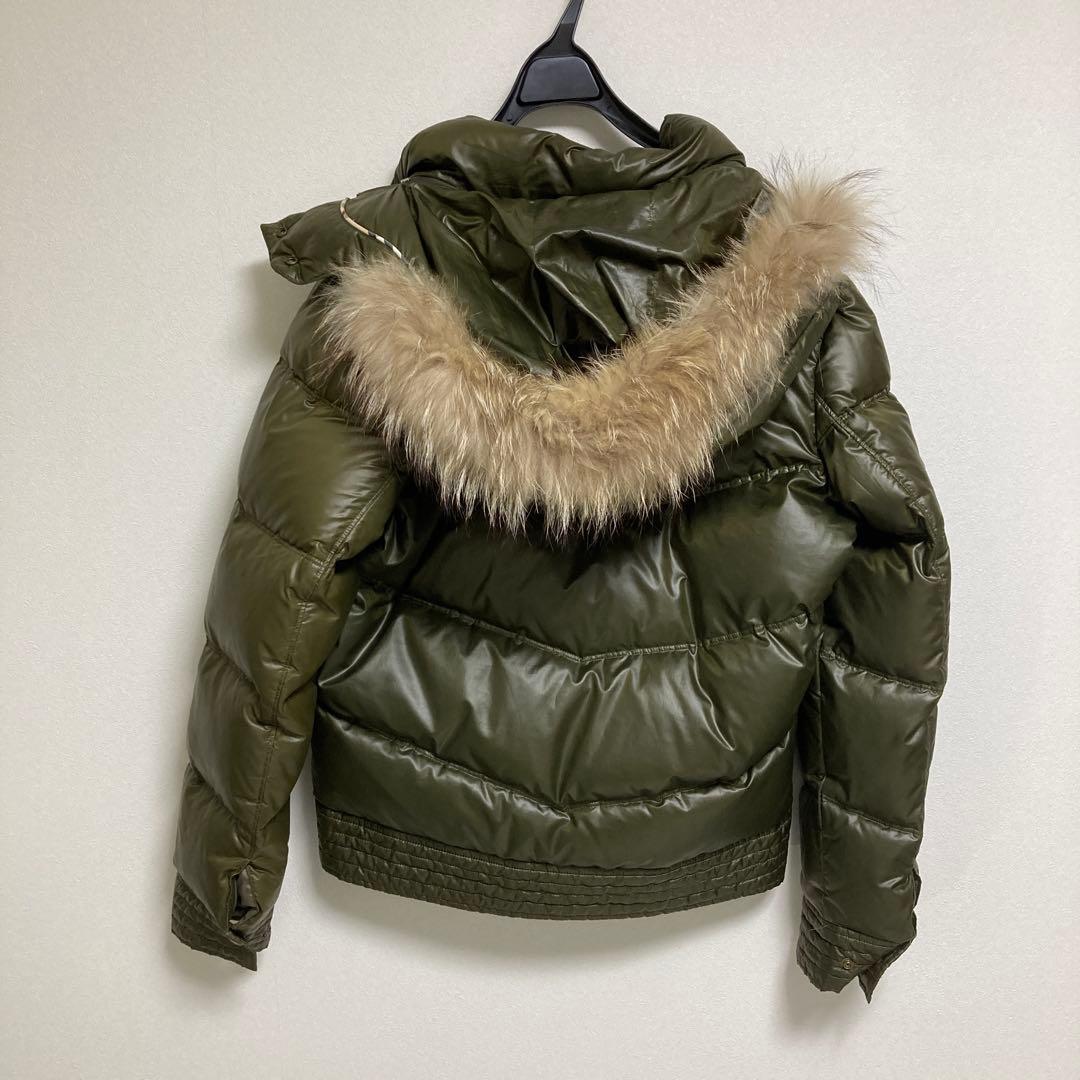 【美品】バーバリーブルーレーベル ダウンジャケット ノバチェック ショート丈