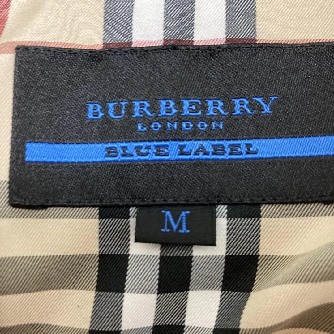 【美品】バーバリーブルーレーベル ダウンジャケット ノバチェック ショート丈