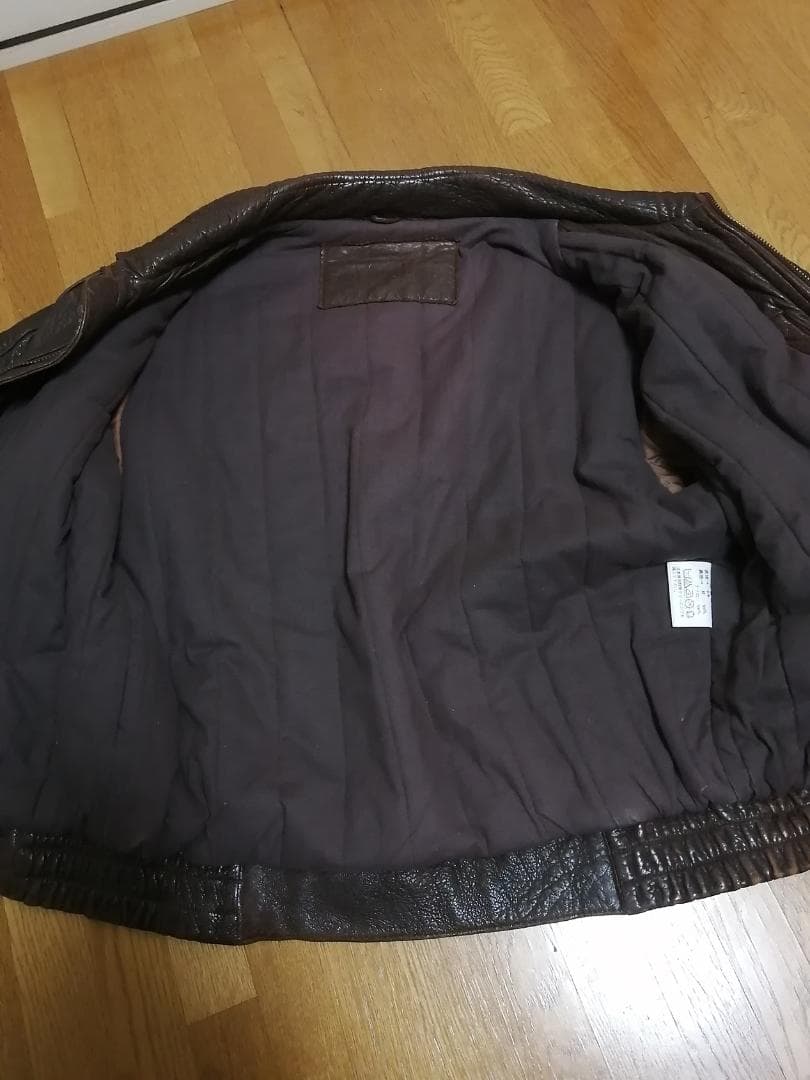 ぜん　KADOYA カドヤ MACEES レザージャケット　Lサイズ