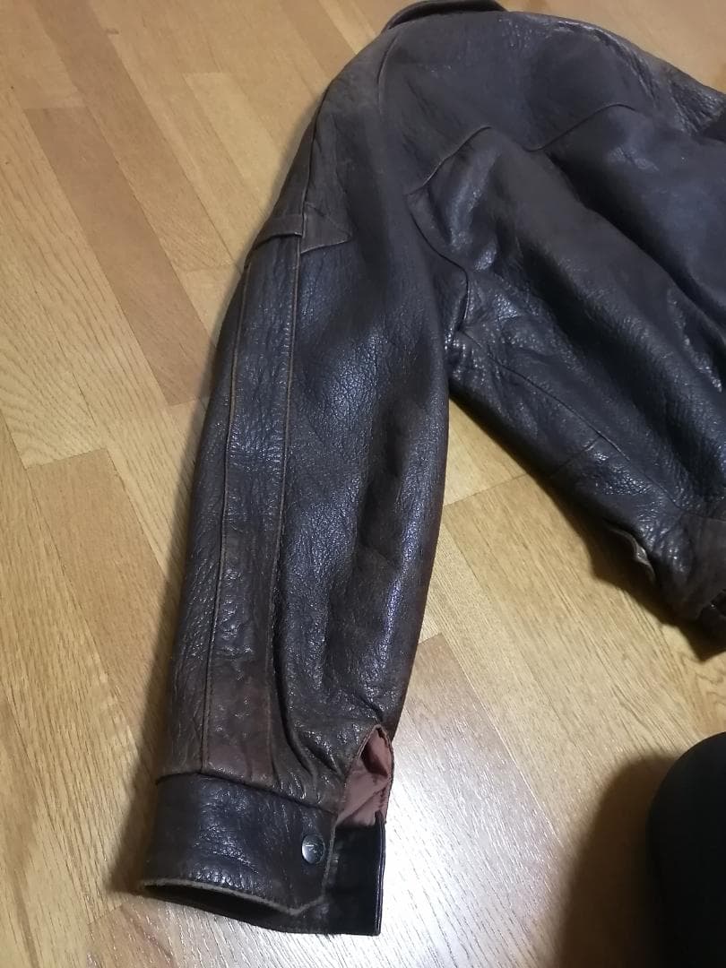 ぜん　KADOYA カドヤ MACEES レザージャケット　Lサイズ