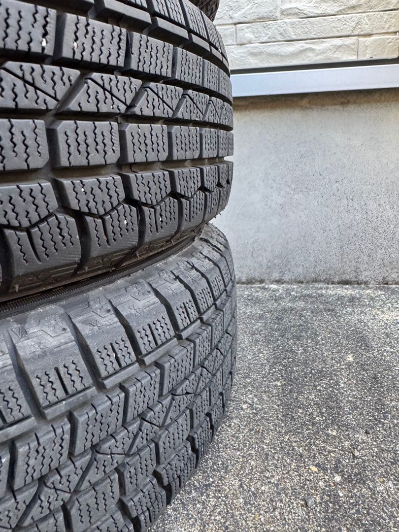 155-65-14アルミホイール付きスタッドレスタイヤ4本セット