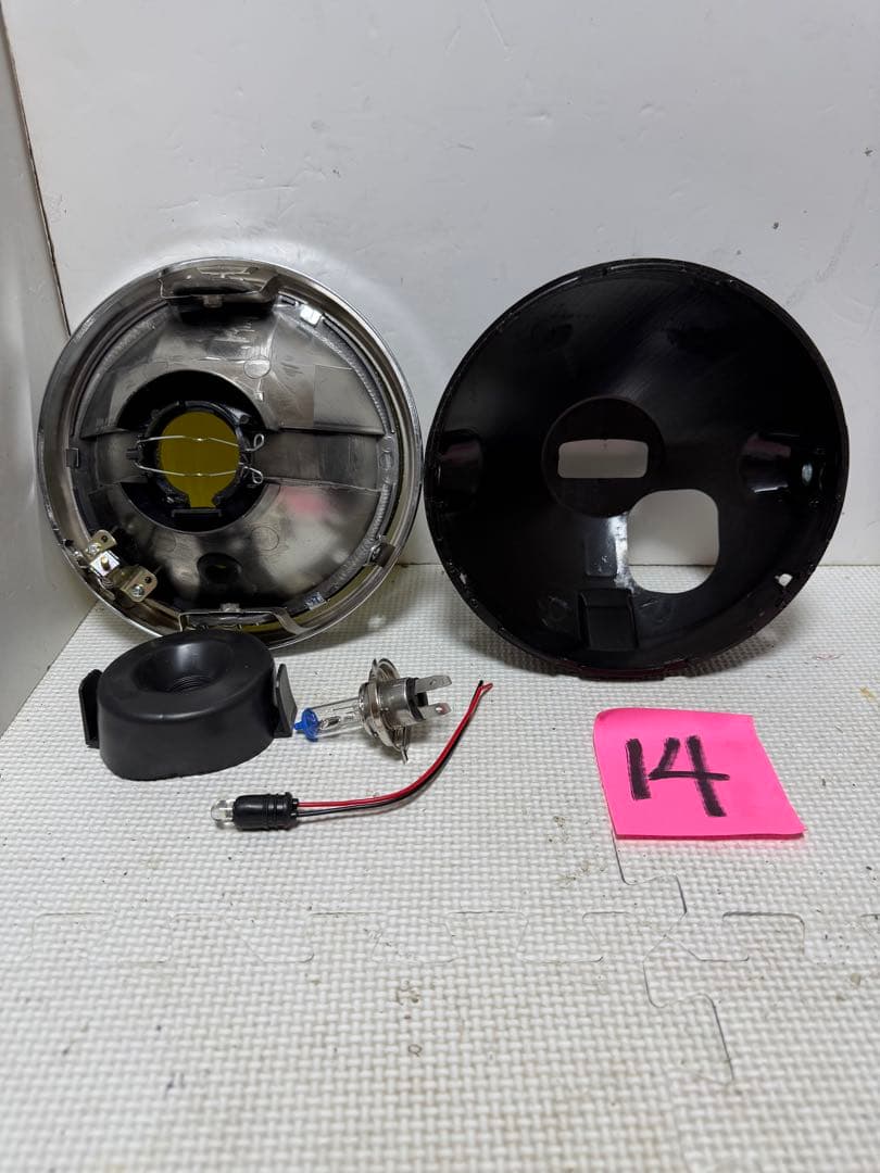 当時物IPF凹みレンズ付きヘッドライトASSY/イエローレンズシビエCIBIE