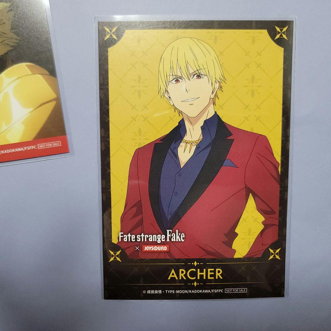 Fate strange Fake JOYSOUND ギルガメッシュ ポスカ