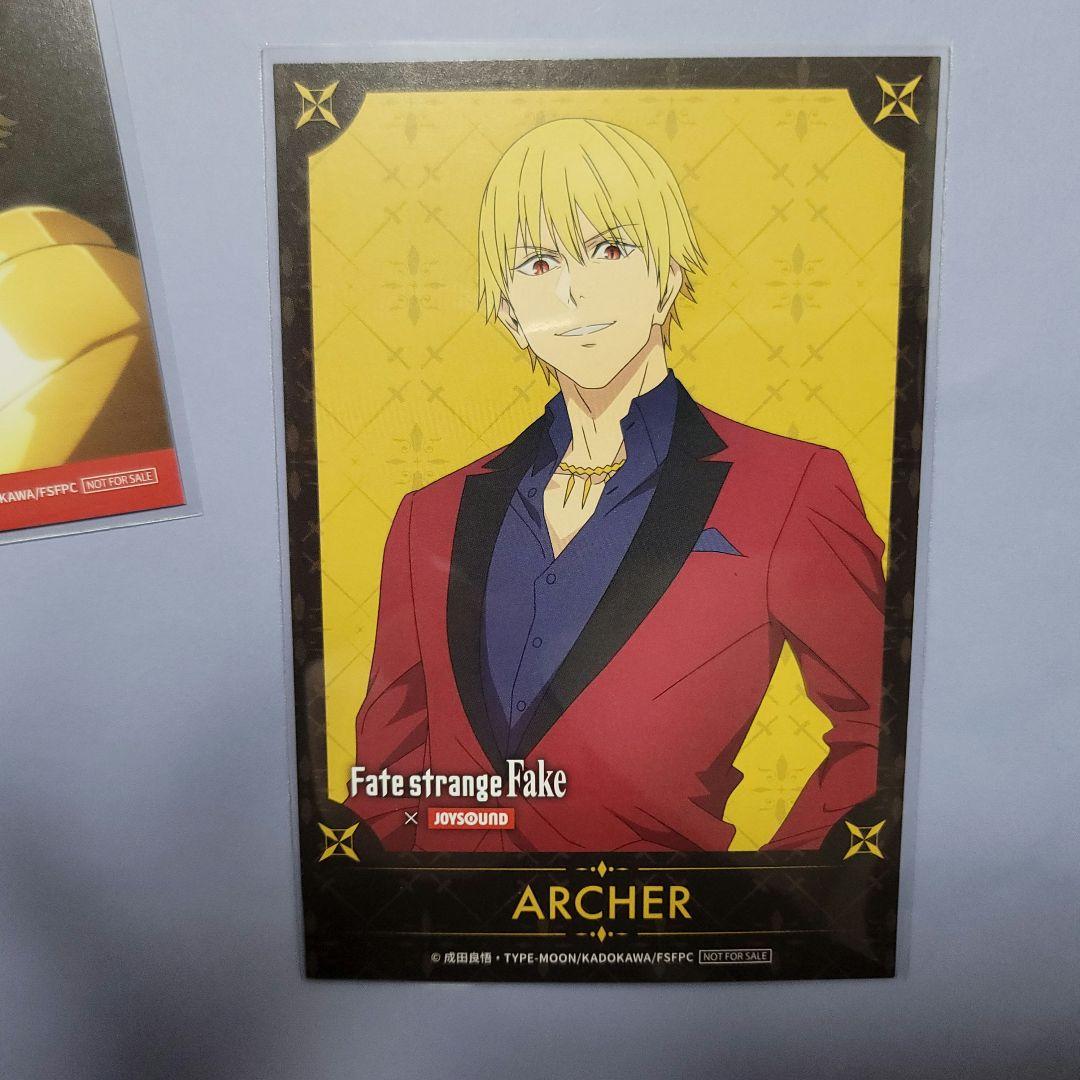 Fate strange Fake JOYSOUND ギルガメッシュ ポスカ