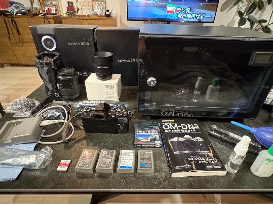OLYMPUS OM-D E-M5 Mark II レンズ他[おまけ 防湿庫付]