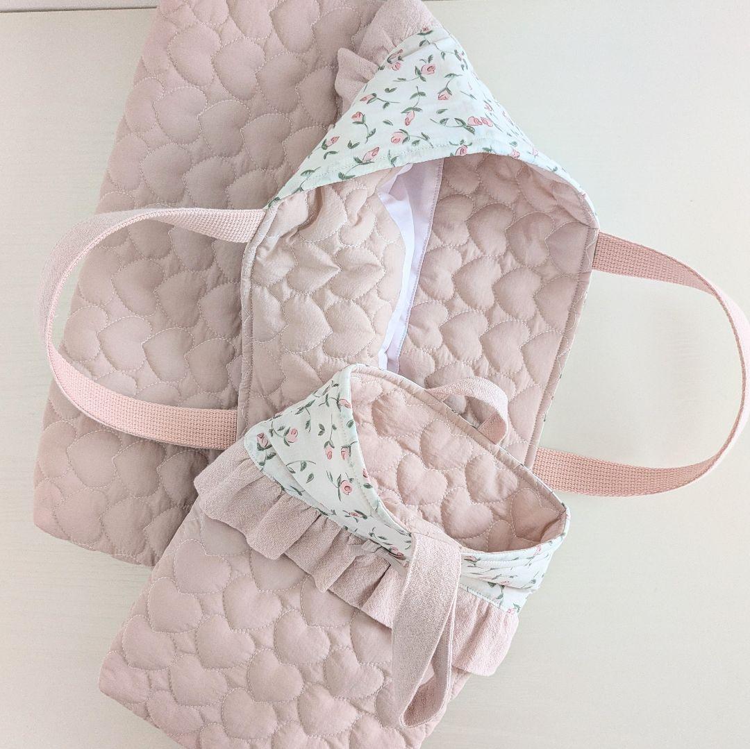 ハンドメイド　入園入学セット　レッスンバック　お着替え袋　上靴袋　コップ袋