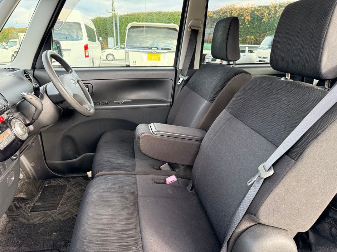 ダイハツ タントカスタム 車検 ナビ フルセグ 軽自動車 スマートキー ブラック