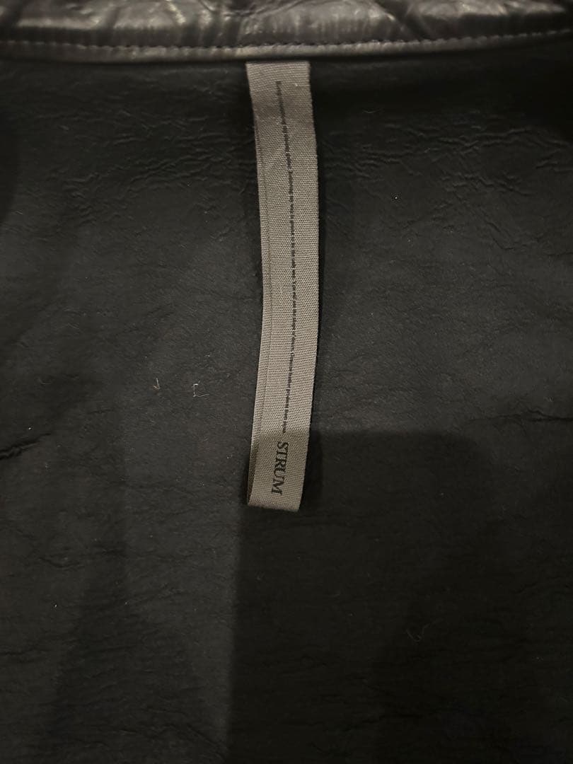 STURM ブラック レザージャケット シングルライダース