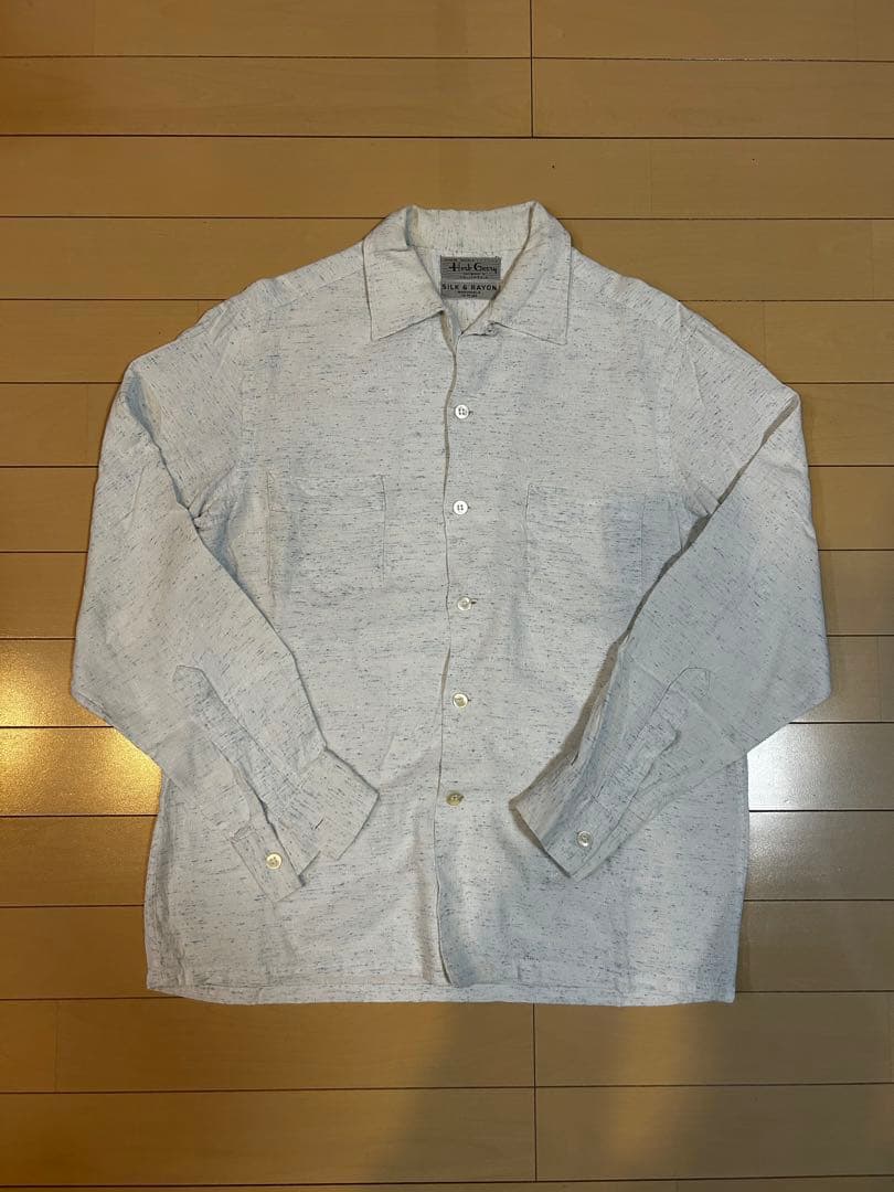 60s シルクレーヨンシャツ　Harb Gerry