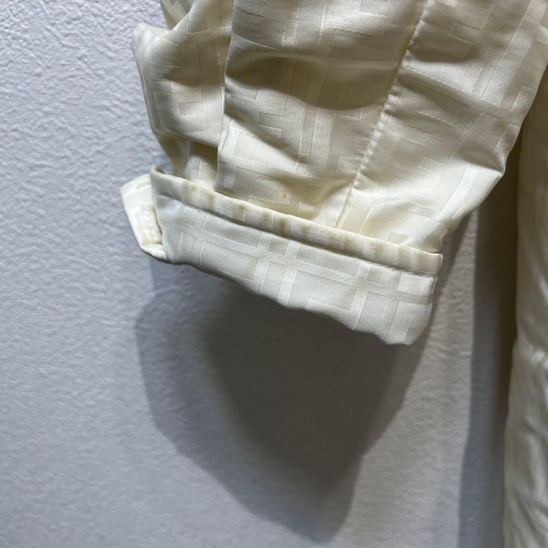 希少 FENDI 上質 ズッカ FFロゴ 総柄 デザイン ステンカラーコート