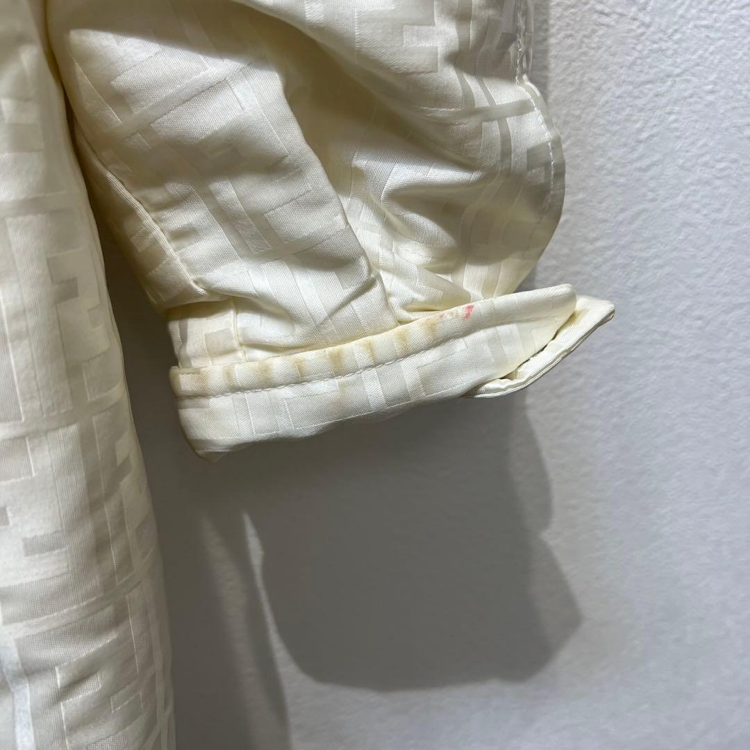 希少 FENDI 上質 ズッカ FFロゴ 総柄 デザイン ステンカラーコート