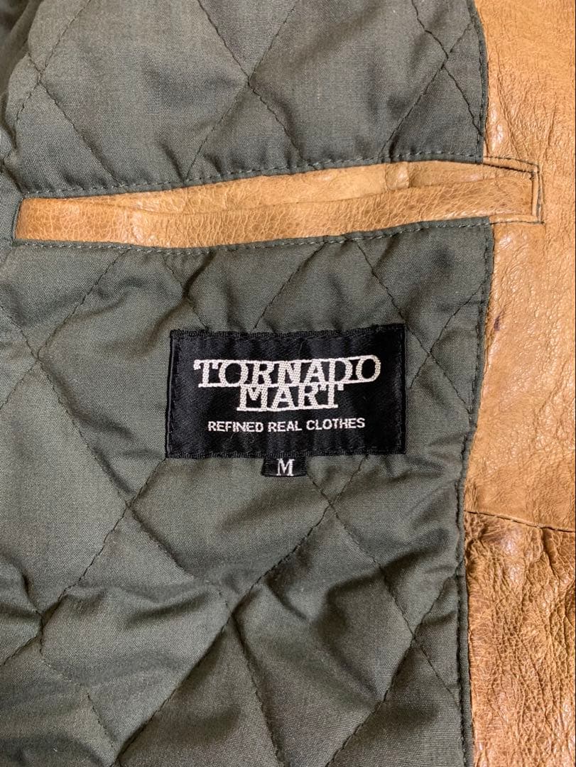 TORNADO MART 00s ファー レザージャケット fur jacket