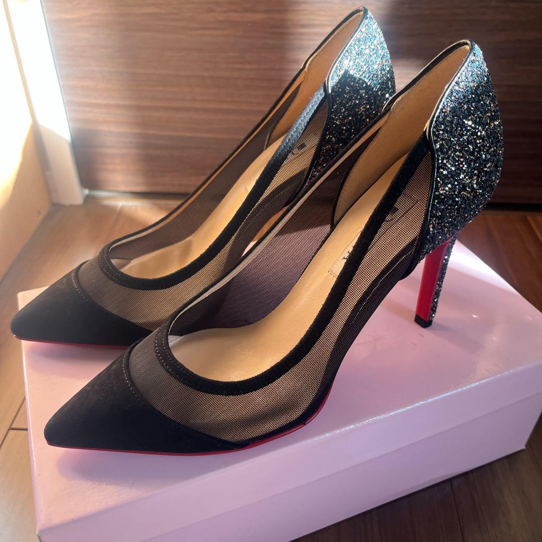 DIANA 23.5cmブラック ハイヒール TS19229