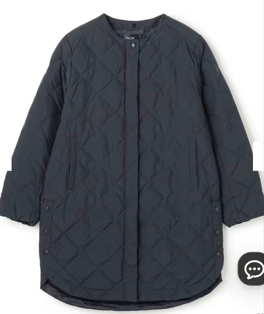 UNFIL 大きいサイズXL TAIONコラボ 2WAY キルティングダウン